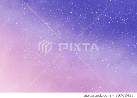 Background material_watercolor texture_starry sky 90708455