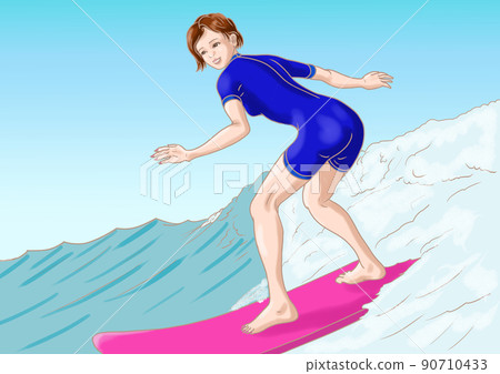 騎著浪花的女人 90710433