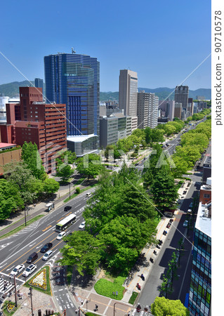Fresh green Peace Boulevard Hiroshima City Fresh green Peace Boulevard Hiroshima City 90710578