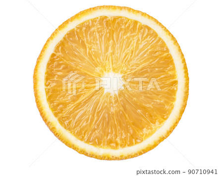 bright juicy orange slice bright juicy orange slice 90710941
