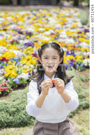 春天公園小學生 春天公園小學生 90711454