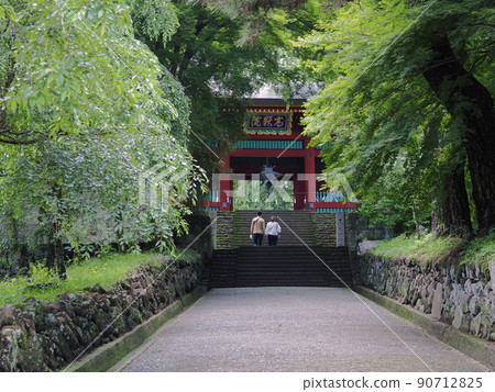 Myogi Shrine Main Gate (formerly Hakuunzan Ishidoji Niomon) National Important Cultural Property Myogi Shrine Main Gate (formerly Hakuunzan Ishidoji Niomon) National Important Cultural Property 90712825