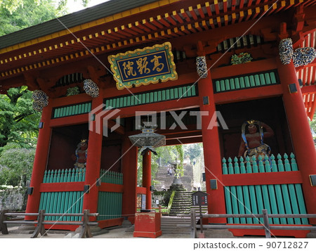 Myogi Shrine Main Gate (formerly Hakuunzan Ishidoji Niomon) National Important Cultural Property Myogi Shrine Main Gate (formerly Hakuunzan Ishidoji Niomon) National Important Cultural Property 90712827