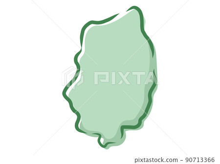 Hand-painted style Iwate prefecture 90713366