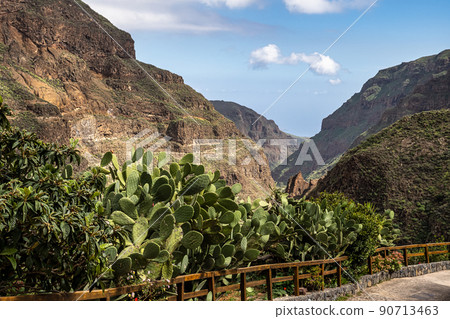 Amazing View on Barranco de Guayadeque, Gran Canaria, Canary Island, Spain, Europe Amazing View on Barranco de Guayadeque, Gran Canaria, Canary Island, Spain, Europe 90713463
