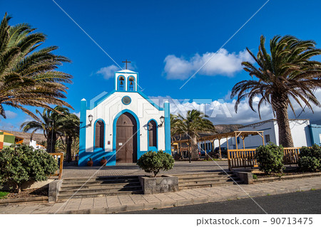 Church of San Telmo at Puerto de Sardina - traditional fishing village in Grand Canary, Spain 90713475
