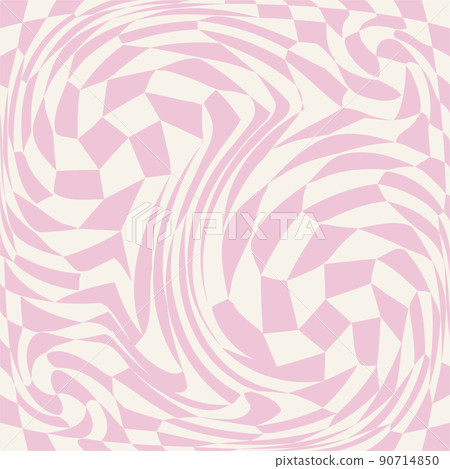 1970 Wavy Swirl Seamless Pattern in Orange and Pink Colors. Seventies Style, Groovy Background 1970 Wavy Swirl Seamless Pattern in Orange and Pink Colors. Seventies Style, Groovy Background 90714850