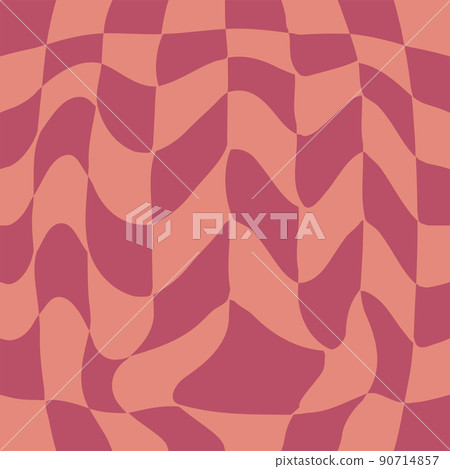 1970 Wavy Swirl Seamless Pattern in Orange and Pink Colors. Seventies Style, Groovy Background 1970 Wavy Swirl Seamless Pattern in Orange and Pink Colors. Seventies Style, Groovy Background 90714857