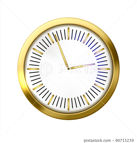 clock hour watch 3d realistic vector 90715239