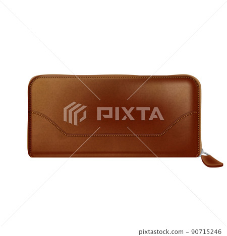 leather wallet female 3d realistic vector leather wallet female 3d realistic vector 90715246