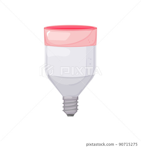 wireless smart light bulb cartoon vector illustration 90715275