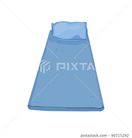 carpet camp mat cartoon vector illustration 90715292