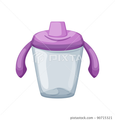 toddler sippy cup cartoon vector illustration toddler sippy cup cartoon vector illustration 90715321