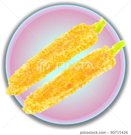 Illustration of grilled corn Illustration of grilled corn 90715426