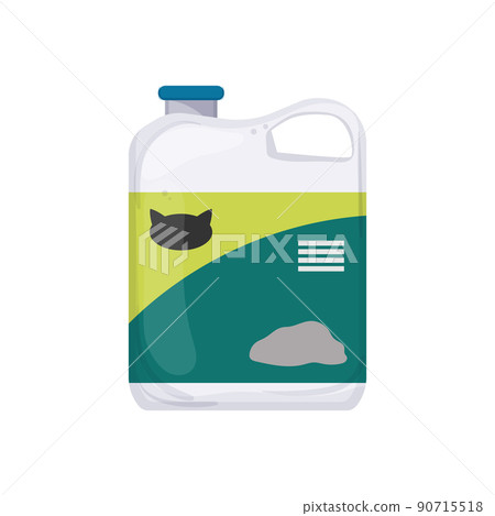 cat litter pet color icon vector illustration 90715518