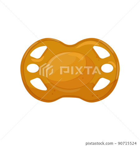 suck pacifier baby color icon vector illustration suck pacifier baby color icon vector illustration 90715524
