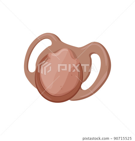 pacify pacifier baby color icon vector illustration 90715525
