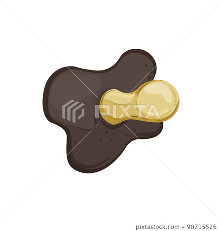 rubber pacifier baby color icon vector illustration 90715526