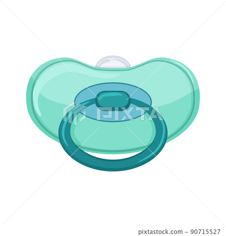 soother pacifier baby color icon vector illustration soother pacifier baby color icon vector illustration 90715527