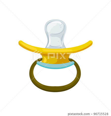 nipple pacifier baby color icon vector illustration 90715528