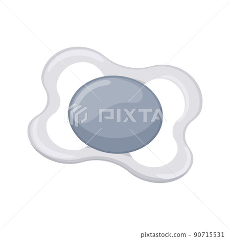 dummy pacifier baby color icon vector illustration 90715531