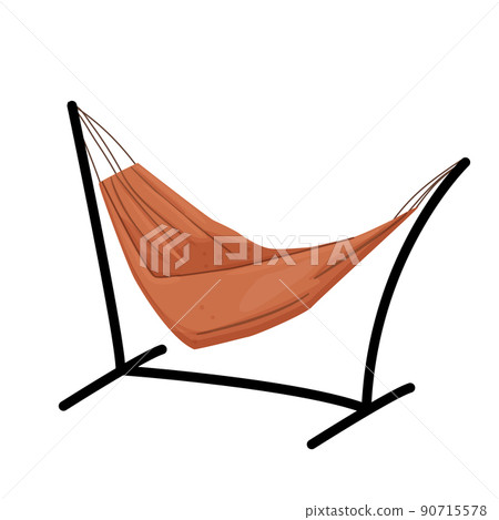 summer hammock relax color icon vector illustration 90715578