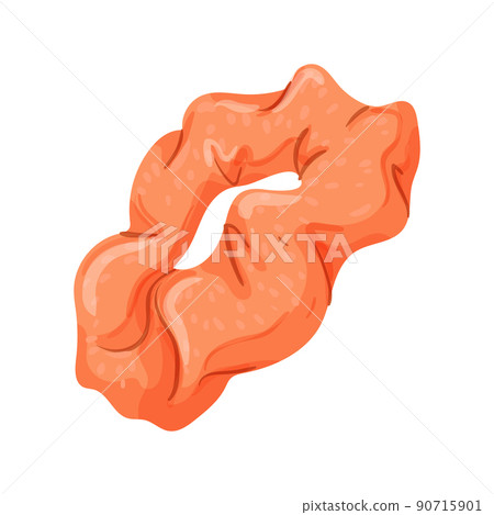 fabric hair band color icon vector illustration fabric hair band color icon vector illustration 90715901