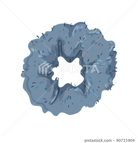 scrunches hair band color icon vector illustration scrunches hair band color icon vector illustration 90715904