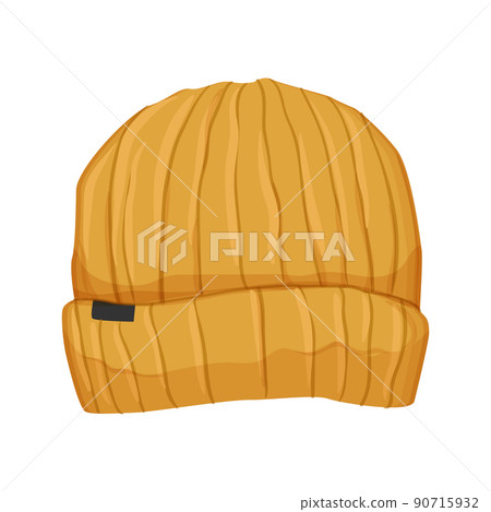 blank beanie color icon vector illustration 90715932