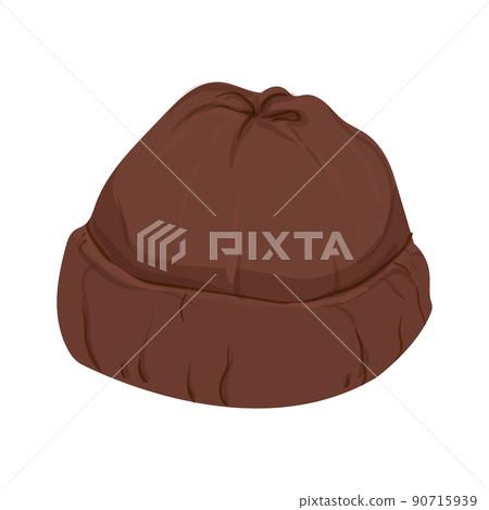 knit beanie color icon vector illustration knit beanie color icon vector illustration 90715939