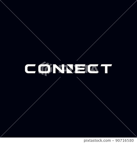 Simple and modern connection logos #121 90716580