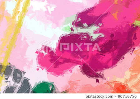 abstract oil painting texture illustration abstract oil painting texture illustration 90716756