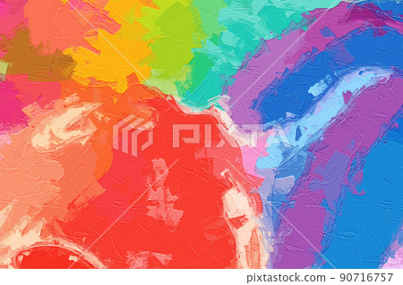 abstract oil painting texture illustration abstract oil painting texture illustration 90716757