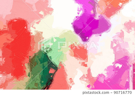 abstract oil painting texture illustration 90716770