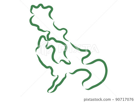 Hand-painted Nagasaki prefecture Hand-painted Nagasaki prefecture 90717076