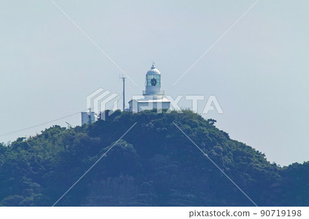 宮崎縣/倉崎燈塔（珍貴的保存燈塔A級國家註冊有形文化財產）*對岸超遠攝拍攝 90719198