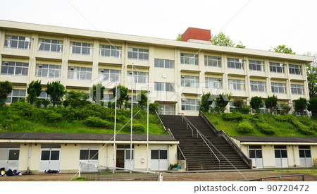 Scenery of Susono City, Shizuoka Prefecture <04> (Susono City Tomioka Junior High School building) Scenery of Susono City, Shizuoka Prefecture <04> (Susono City Tomioka Junior High School building) 90720472