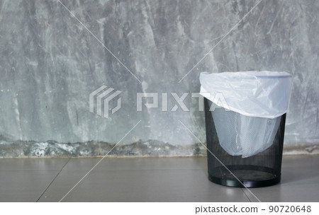 cement background with a bin cement background with a bin 90720648