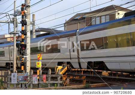 Railroad crossing alarm image Railroad crossing alarm image 90720680