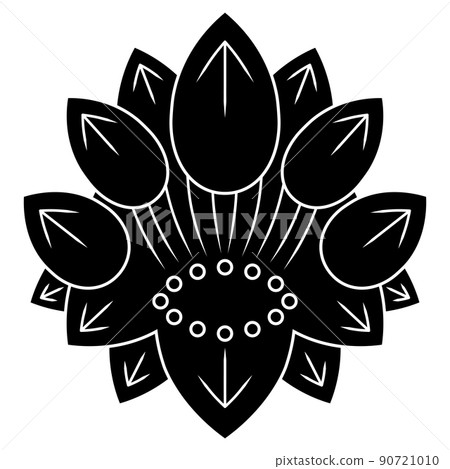 It is a family crest. My name is Chiba Tsubaki. - Stock Illustration ...