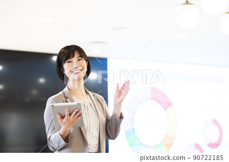 Business Women Office Presentation Seminar Business Women Office Presentation Seminar 90722185
