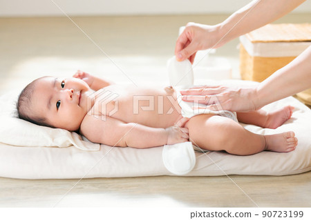 Diaper change Cloth diapers Natural childcare SDGs 90723199