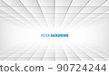 White tiled digital background with a perspective 90724244