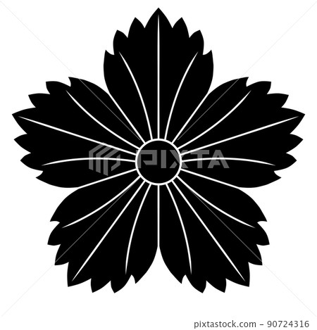 It is a family crest. My name is Nadeshiko. - Stock Illustration ...