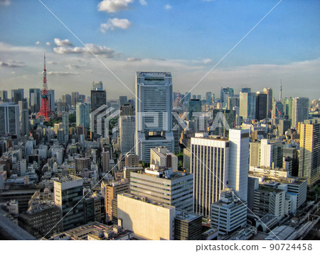 [東京]港區田町周邊的街景 90724458