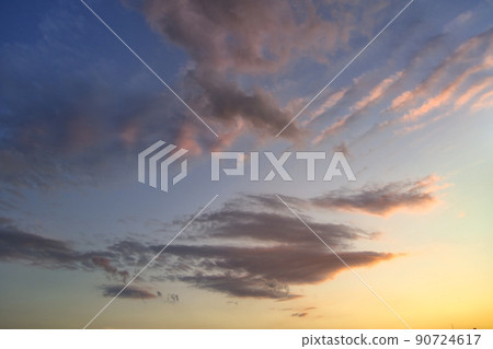 Dusk of early summer 90724617