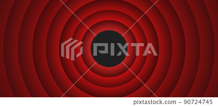 Rounded entertainment screen 90724745