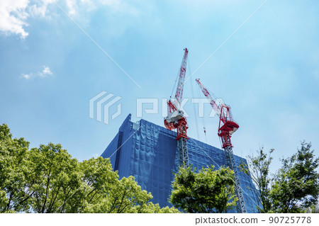 建築施工現場 90725778