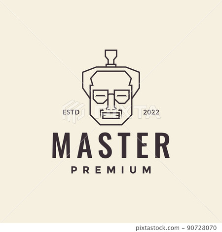 head man teacher smart asian logo design vector graphic symbol icon illustration creative idea head man teacher smart asian logo design vector graphic symbol icon illustration creative idea 90728070