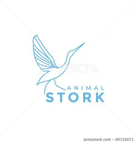 minimalist beautiful bird stork logo design vector graphic symbol icon illustration creative idea minimalist beautiful bird stork logo design vector graphic symbol icon illustration creative idea 90728071